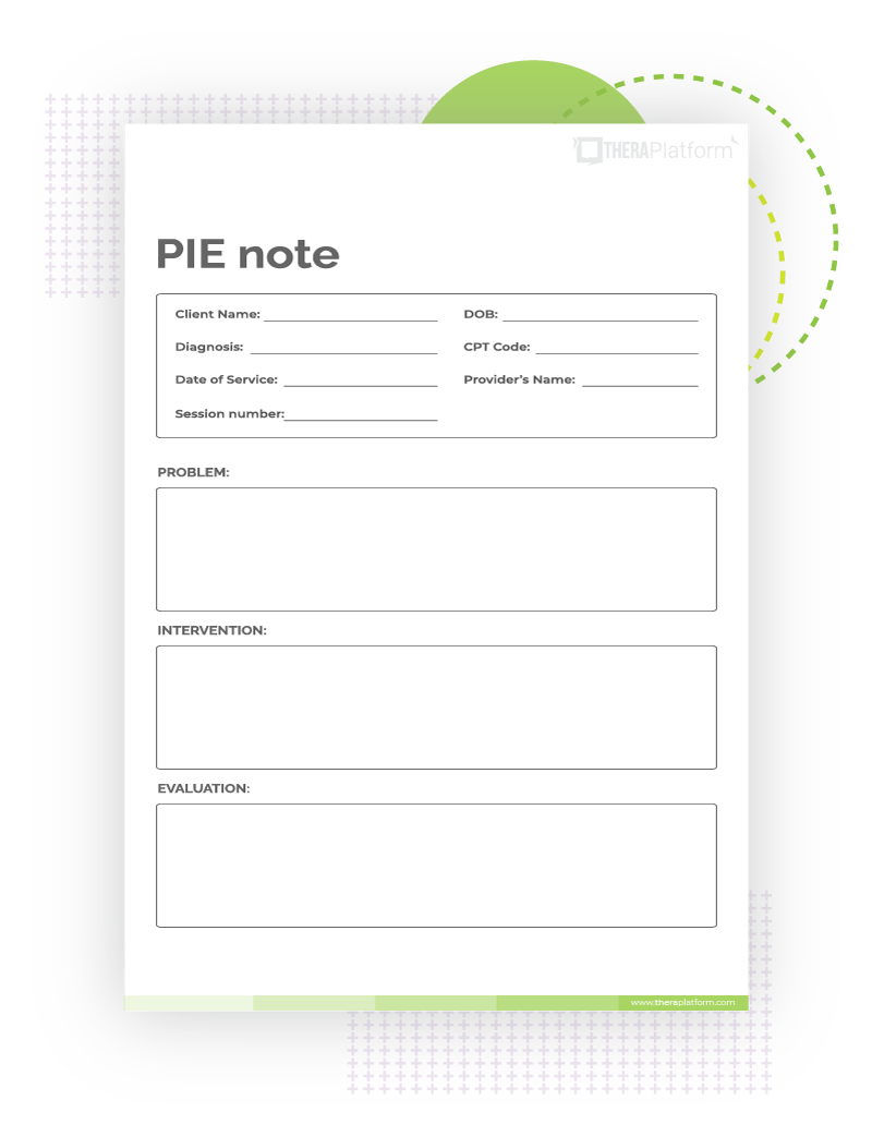 PIE note template