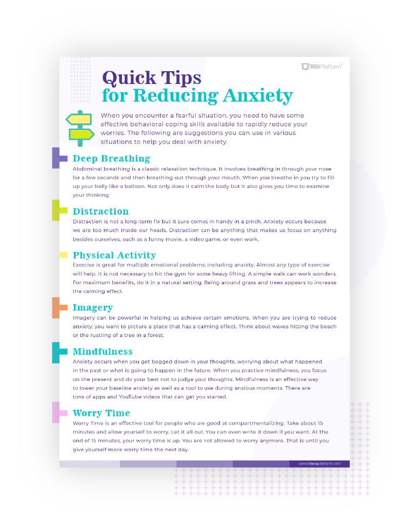 Quick Tips for Reducing Anxiety
