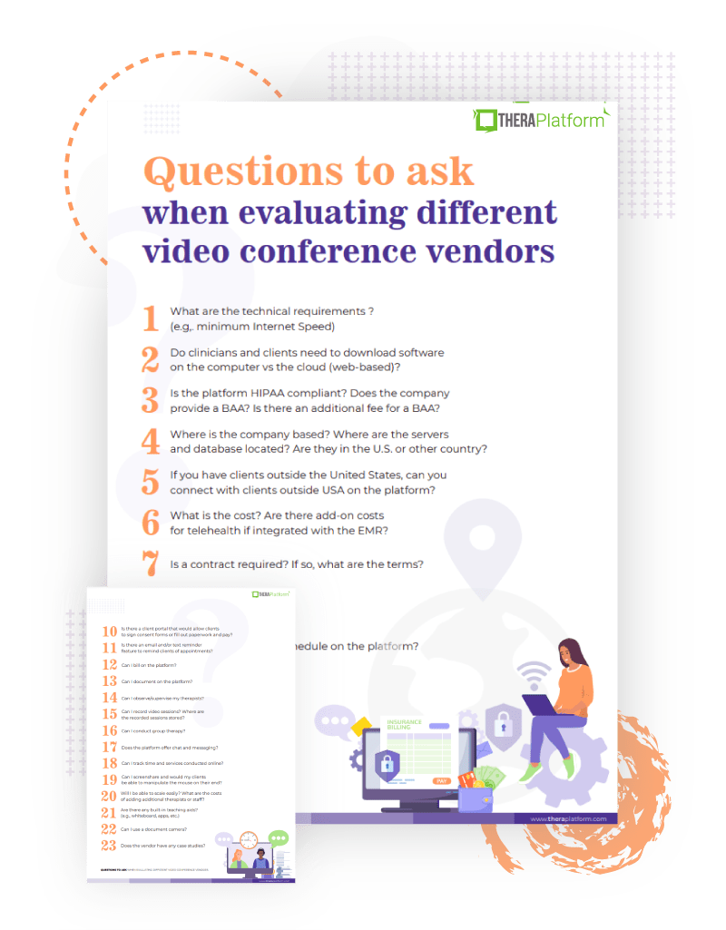 Video conferencing vendor questions