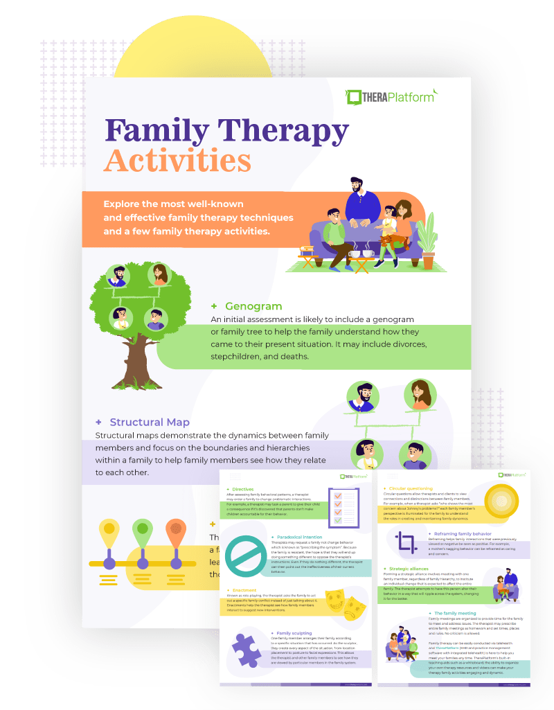 Family therapy activities PDF